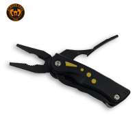 Hot sell Black Oxide finished Folding Blade Knife Type Multi tool pliers with Led torch