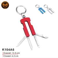 Custom made wholesale mini tool kit keychain for gift